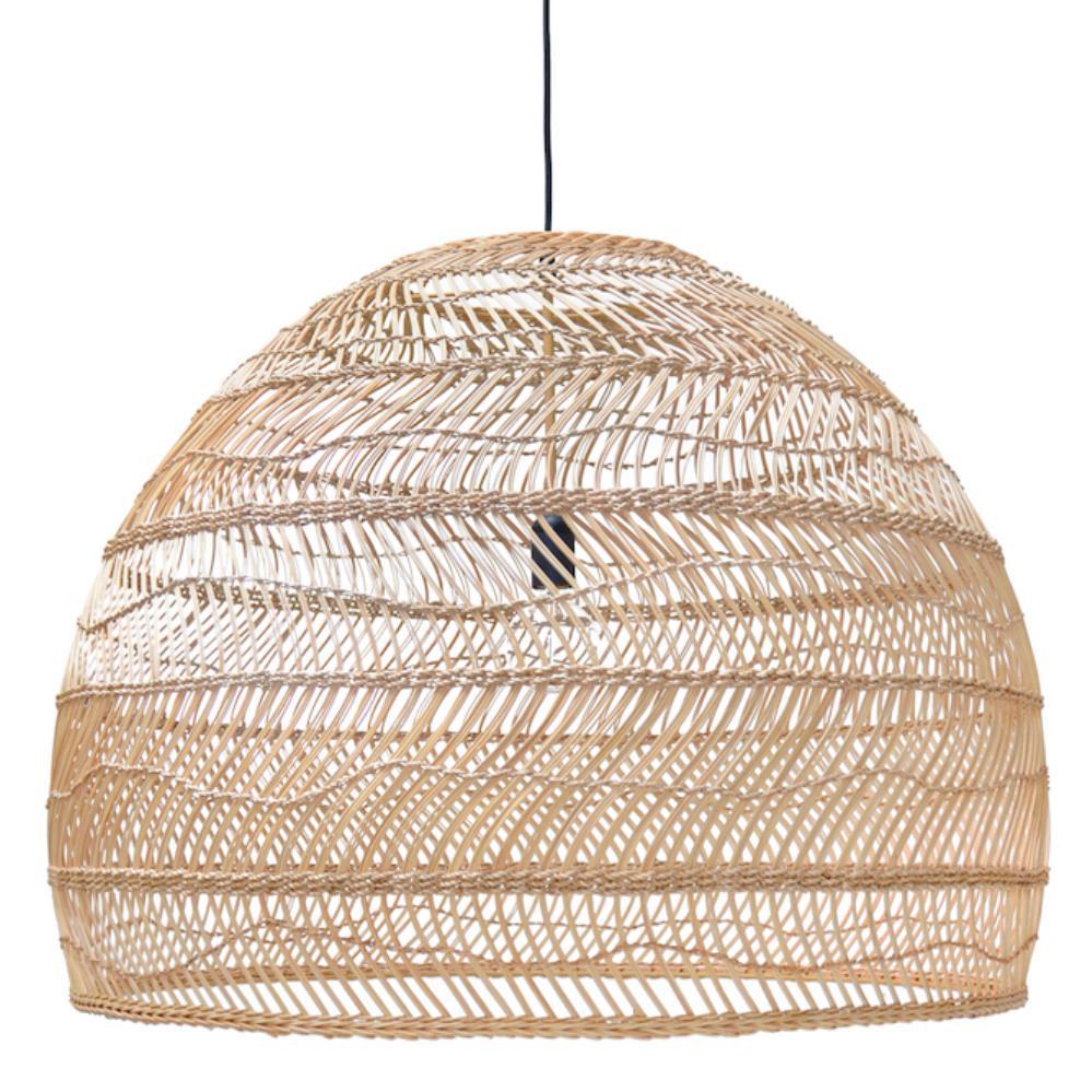 Extra large wicker on sale pendant light