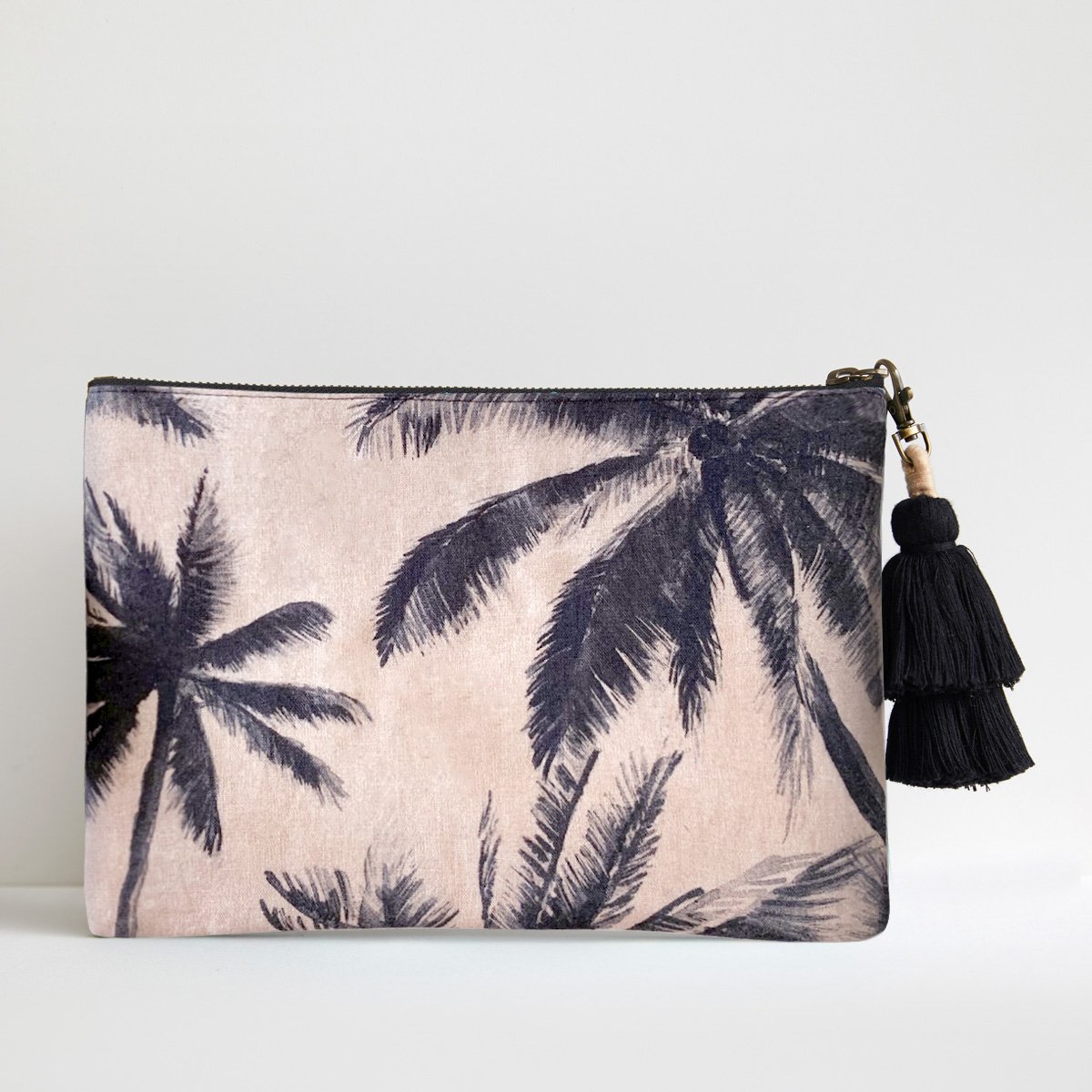 Audrey Gachet- Safi Blush Linen Clutch | Island Collective