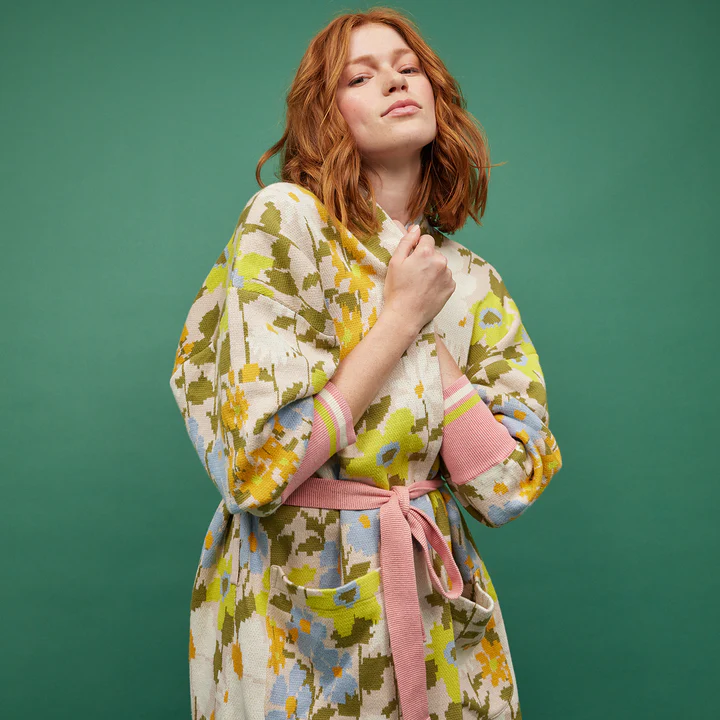 Sage and Clare Gabriella Jacquard Robe – Island Collective